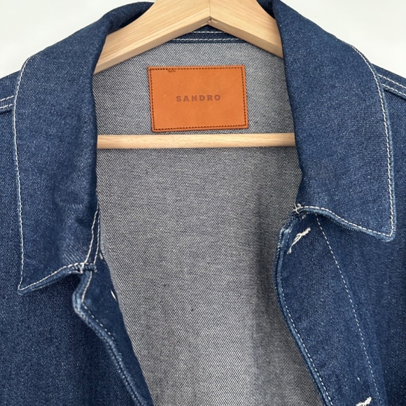 SANDRO-DENIM JACKET - Picture 4 of 5